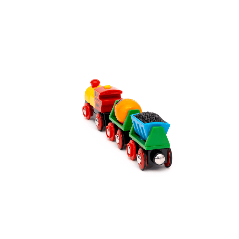 the reverse of the brio action train