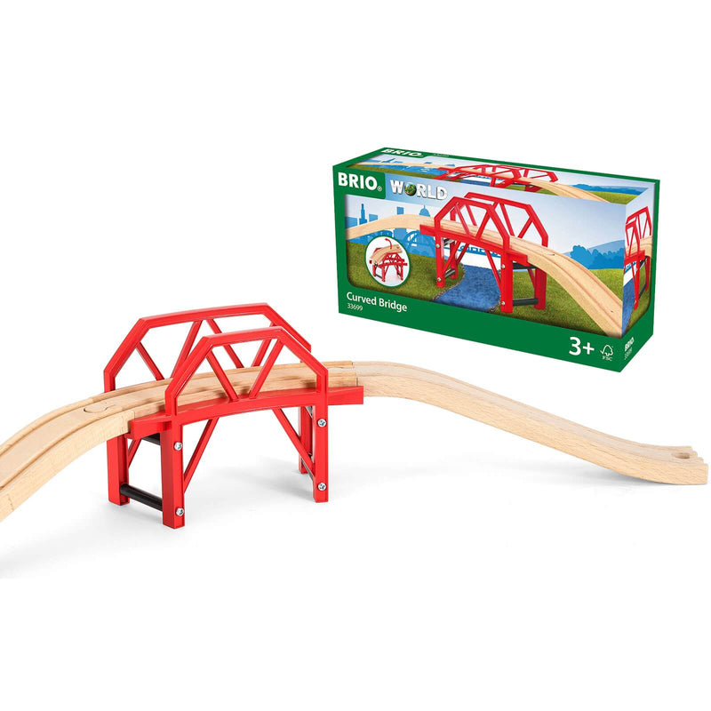 brio train wooden bridge toy
