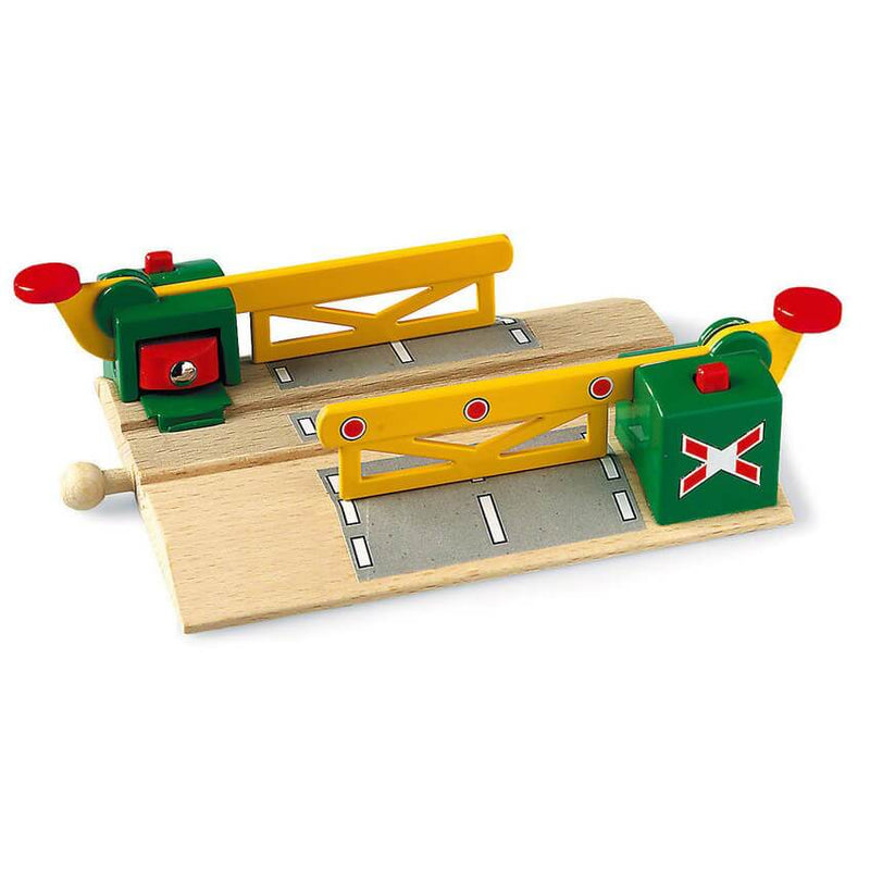 brio toy action crossing set for play trains