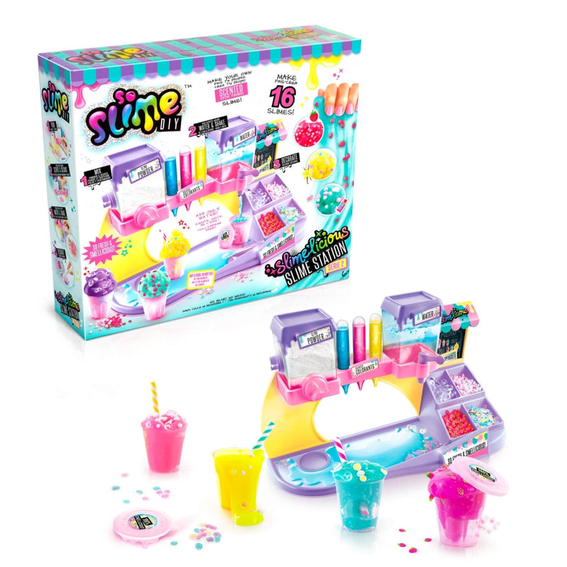 so slime DIY slime station with packaging box