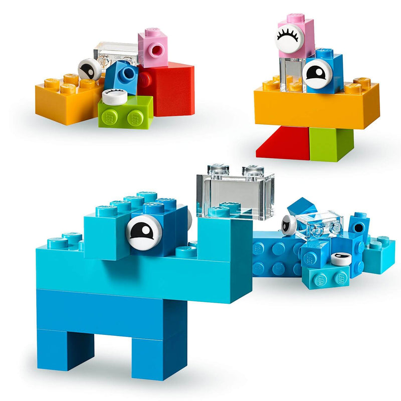 lego classic bricks built into an elephant