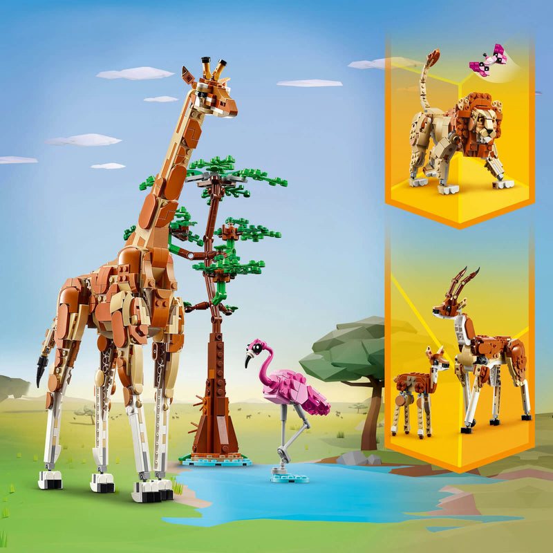 Lego safari animals 3-in-1 build