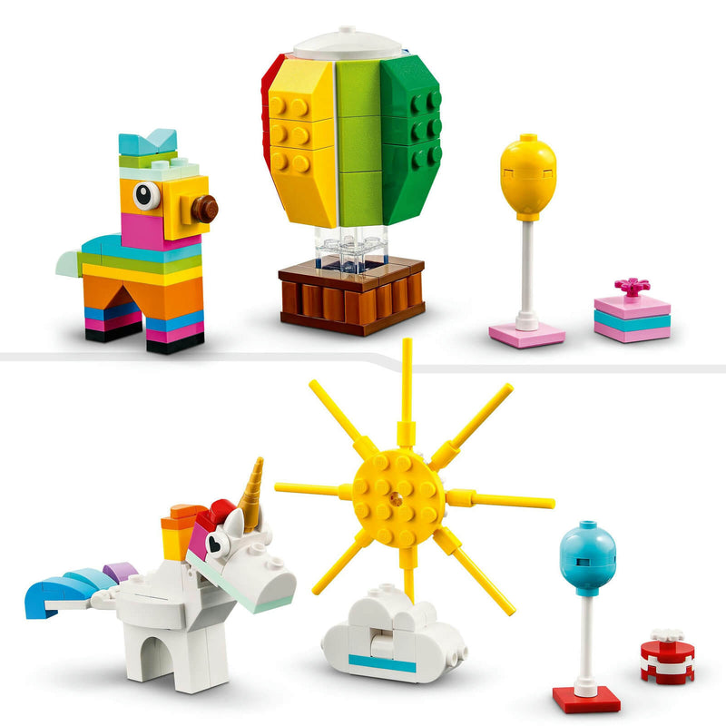 lego pinata and unicorn builds