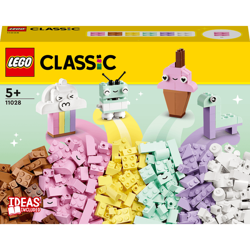 lego classic pastel bricks pack