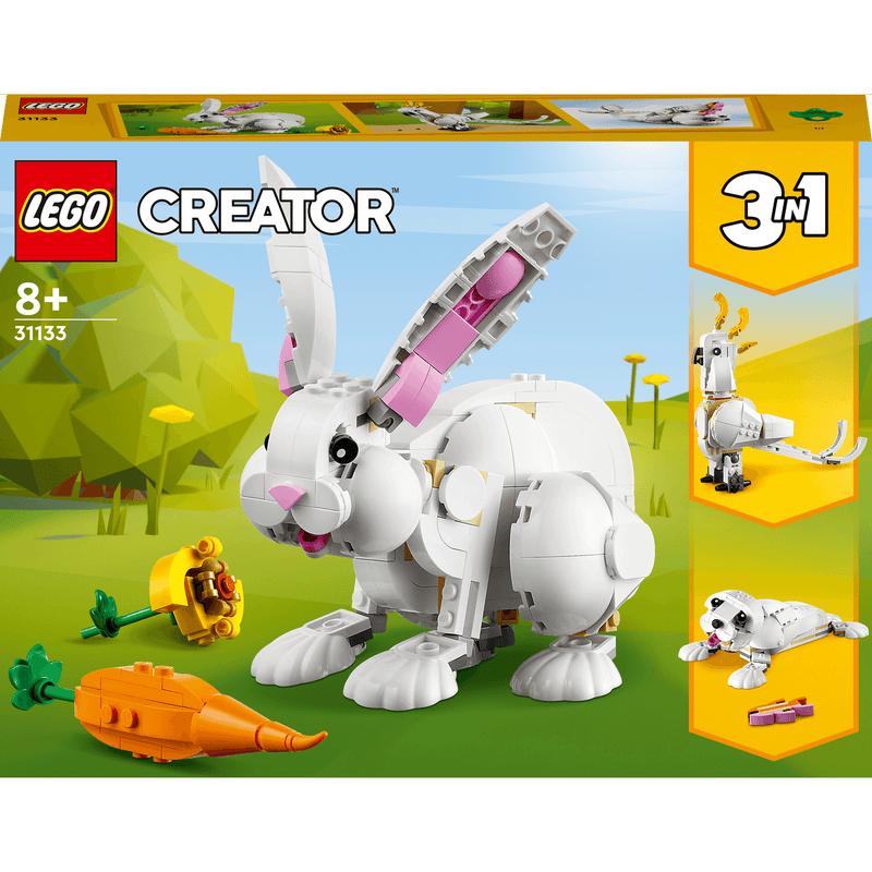 lego creator 3-in-1 white rabbit set