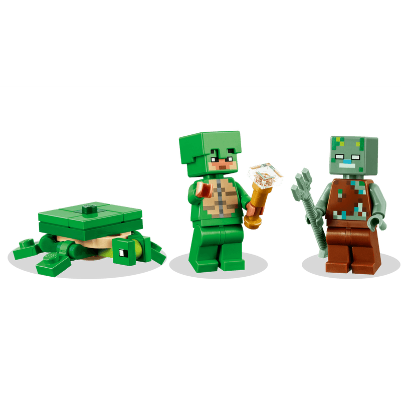 LEGO Minecraft The Turtle Beach House Toy Set (21254)