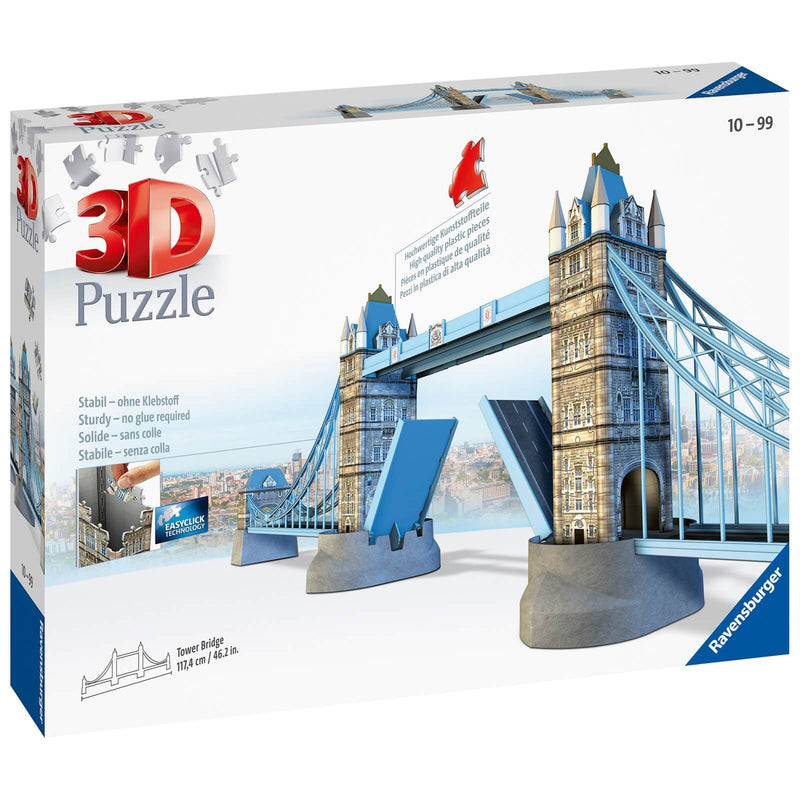 image of the box of the 3D Tower Bridge Jigsaw