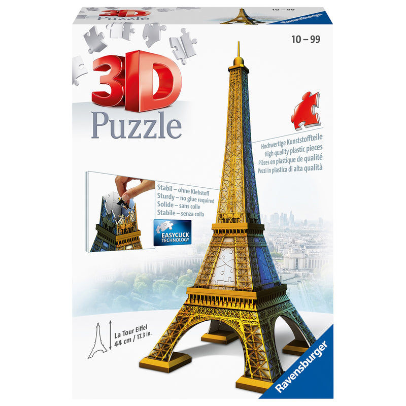 product box of 3D jigsaw puzzle eiffel tower