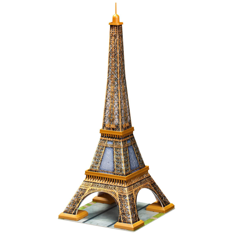 fully built 3D Eiffel Tower Jigsaw Puzzle