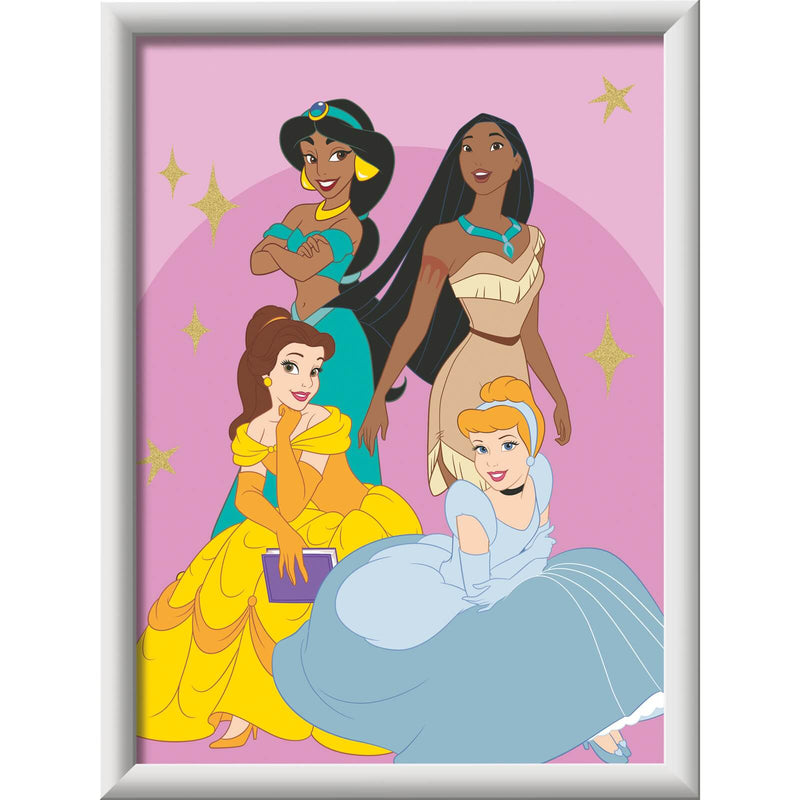CreArt paint by numbers Disney Princesses in frame