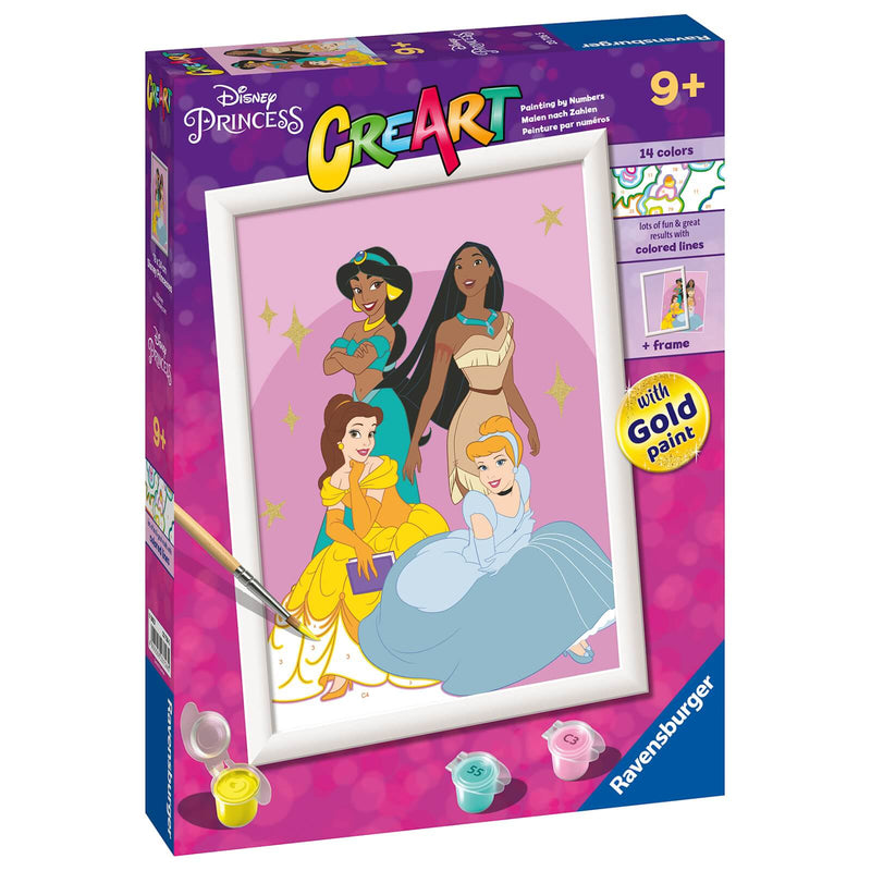 box of CreArt disney princess paint by numbers set