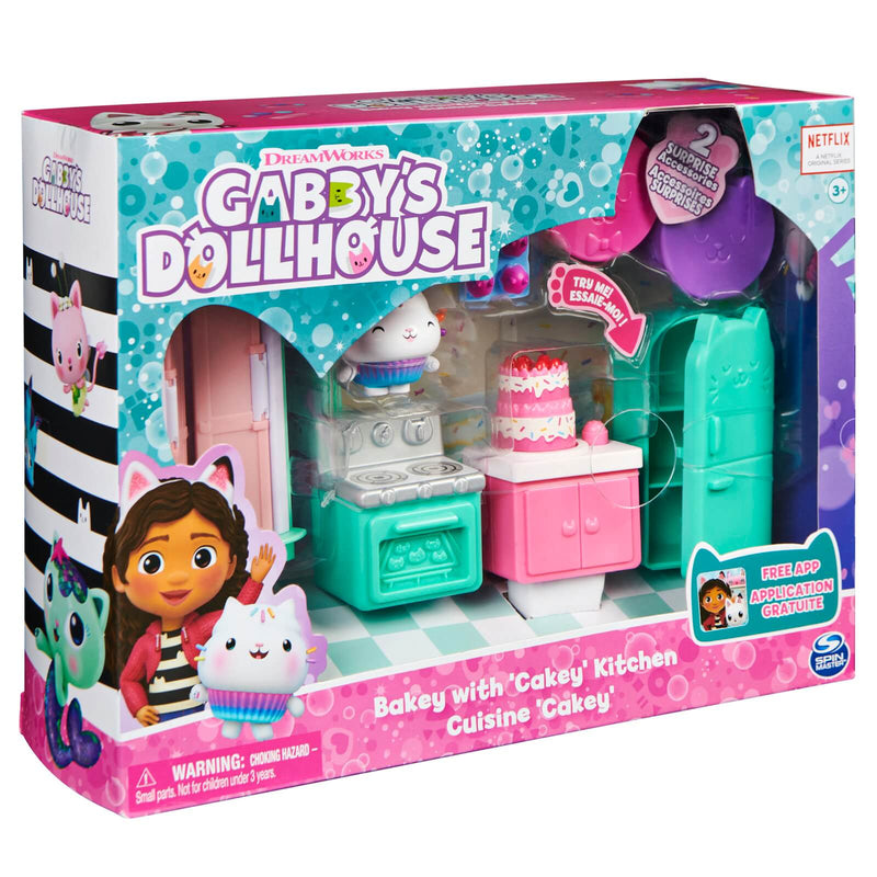 Gabby’s Dollhouse Bakey with Cakey Kitchen Playset