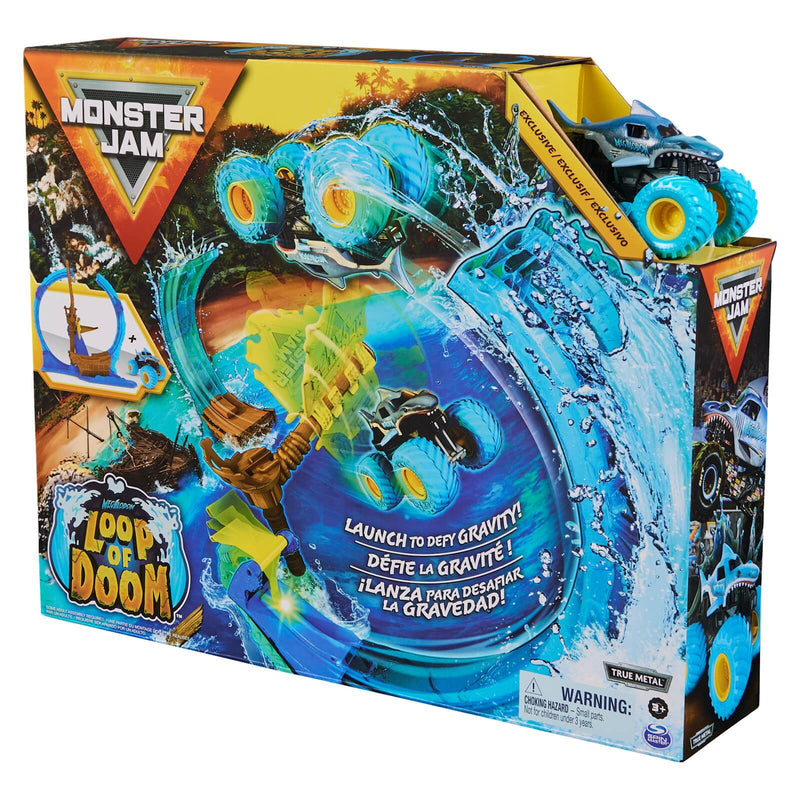 packaging of the megalodon loop of doom toy