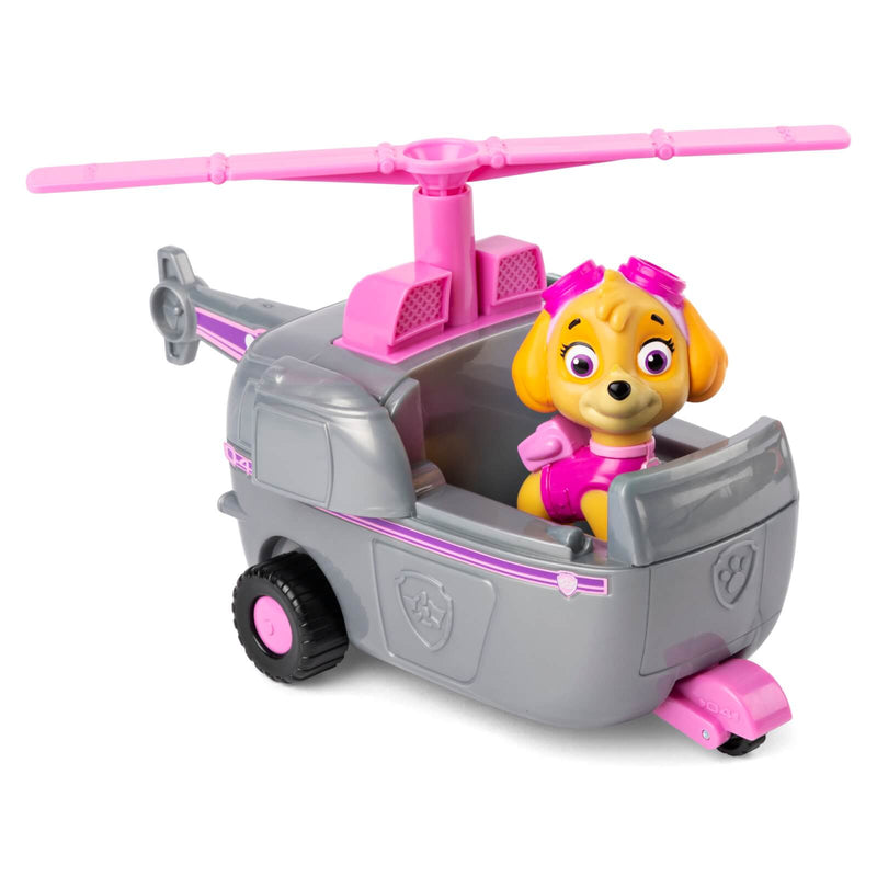 toy dog in helicopter