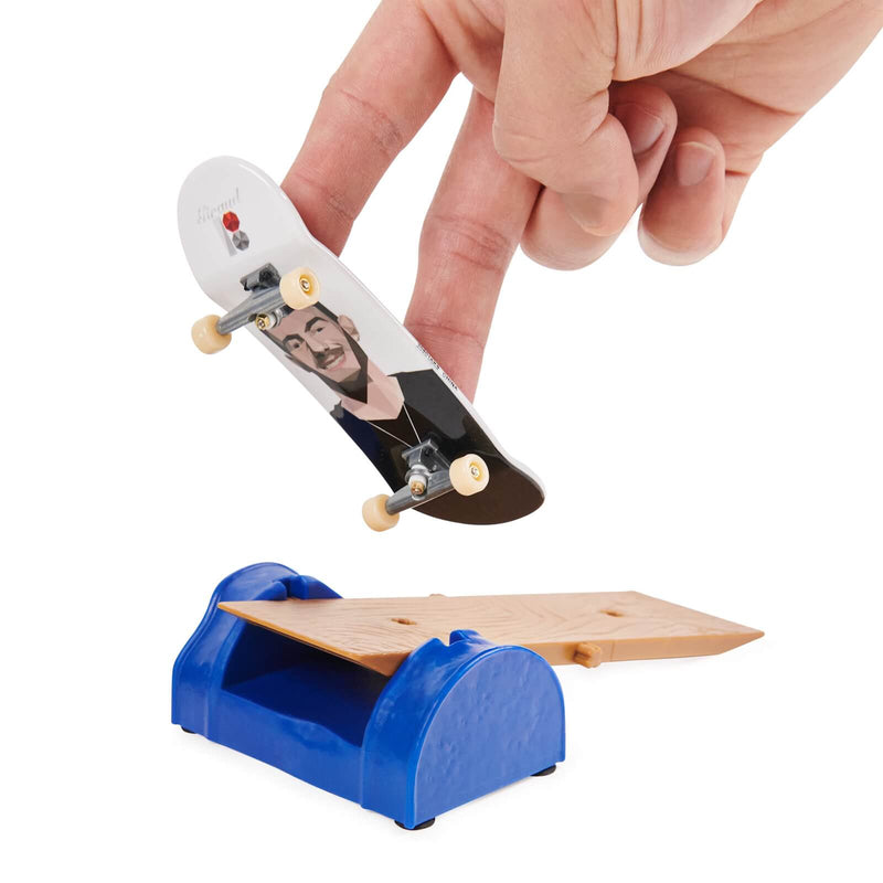 tech deck skateboard being played with