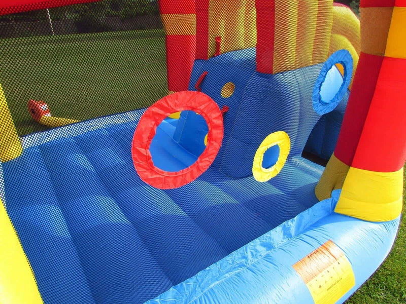 Domestic use BeBop bouncy castle with electric fan