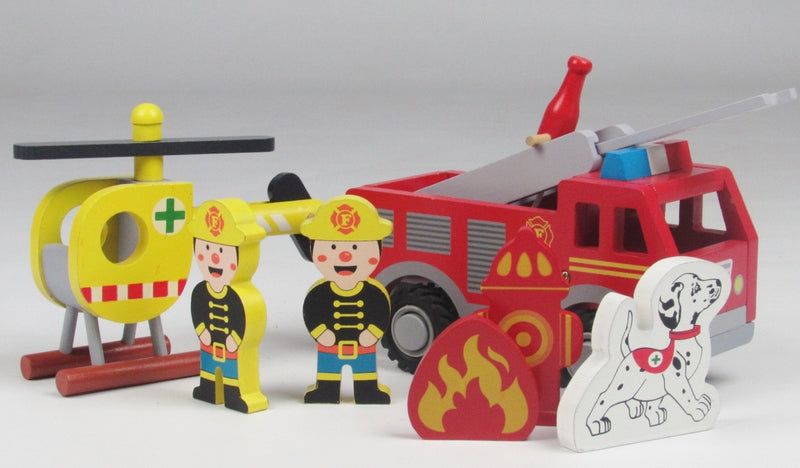 Childrens Butternut Fire Station Rescue Playset