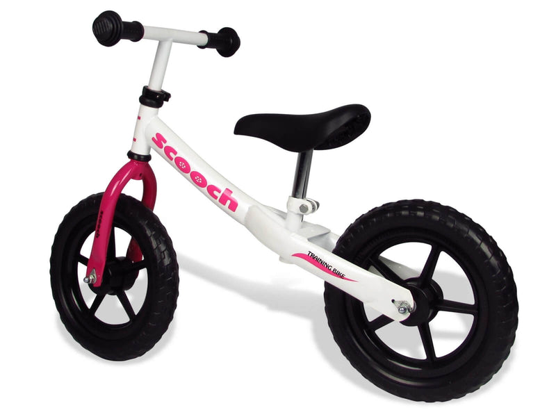 Scooch kids balance bike with adjustable saddle
