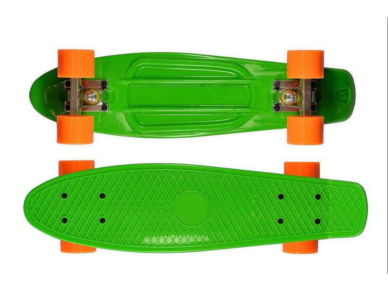 Storm Retro Skateboard Green and Orange